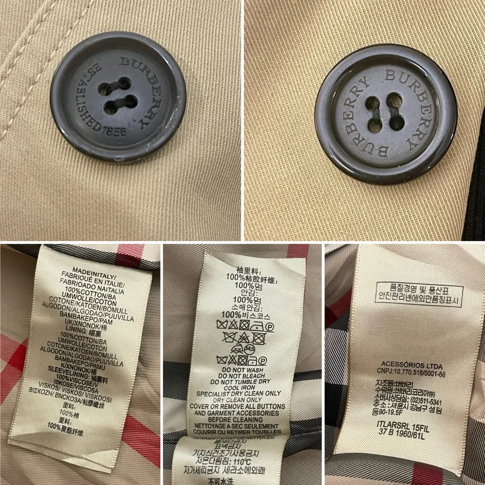 Burberry Brit "Balmoral" Trench Coat – Made in Italy 🇮🇹 - Picture 7 of 15